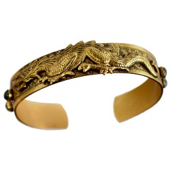 Antique Gold Brass Narrow...