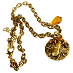 Mirror Antiqued Gold Solid...