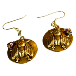 Queen Bee Antiqued Gold...