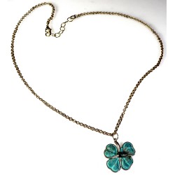 Verdigris Patina Brass Four...