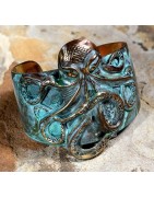 Aquatic Cuff Bracelets by Elaine Coyne