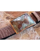 Handforged, textured Belts by Sheriden Starr