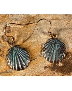 Oceania Earrings by Elaine Coyne Galleries