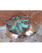 Dragonfly and Butterfly Wearable Art Rings by Elaine Coyne Galleries