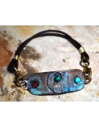 Ancient Egyptian Motif Solid Brass Wearable Art Rockbands 