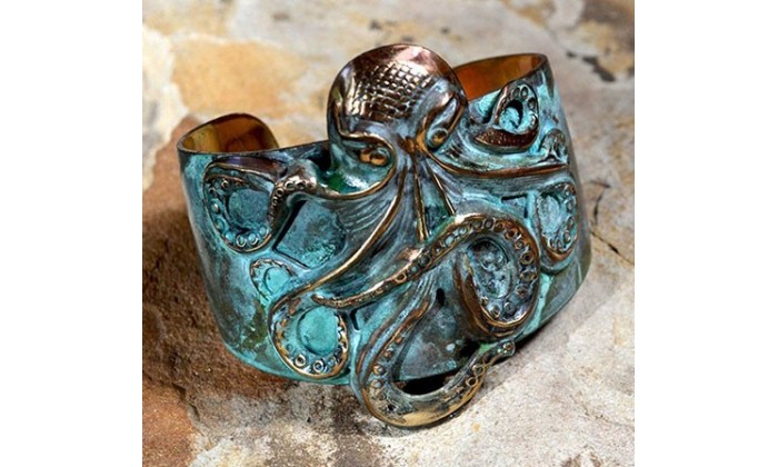 Aquatic Cuff Bracelets by Elaine Coyne
