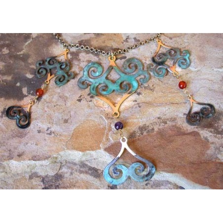 BAP133n - Amethyst & Carnelian