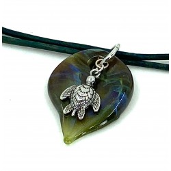 Swimming Turtle Necklace
