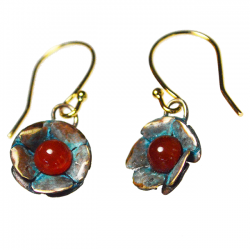 Sculptural Floral Earrings...